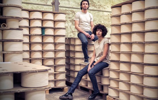 Le premier jeans made in France en lin. A la rencontre de Davy DAO. Mademoiselle Coccinelle, blog mode éco responsable