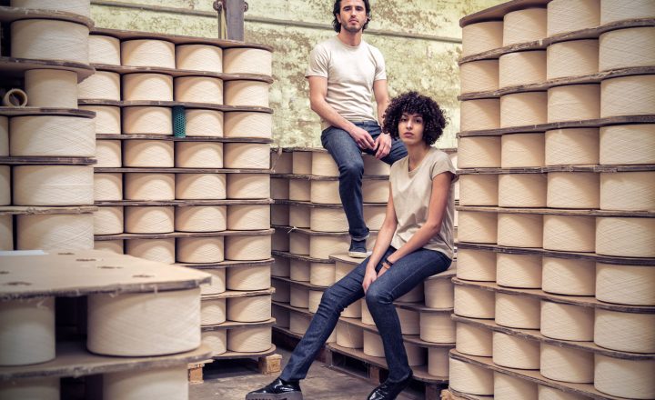 Le premier jeans made in France en lin. A la rencontre de Davy DAO. Mademoiselle Coccinelle, blog mode éco responsable