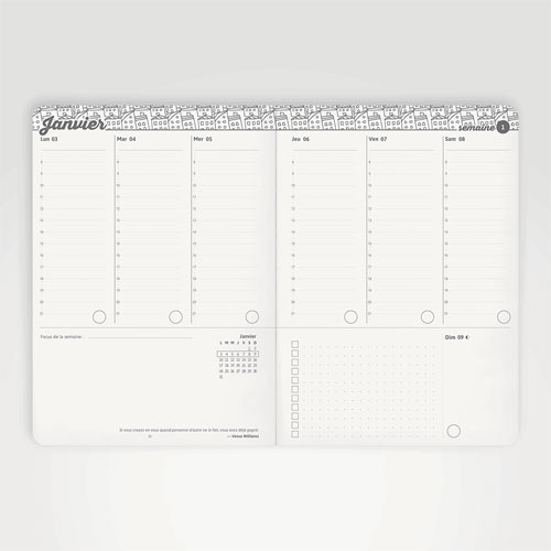 My 2023 – Agenda 2023 semainier – Version A5 reliée